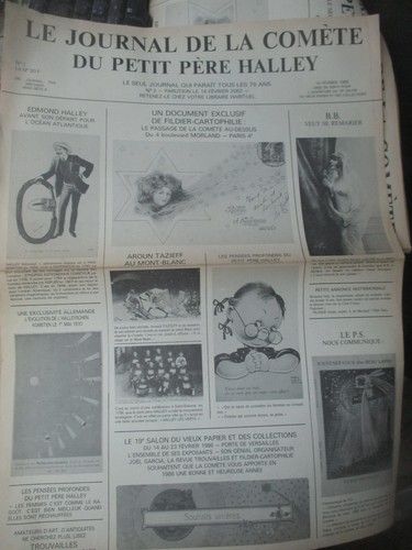 Journal comète du - journal,