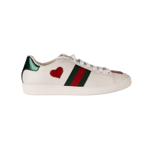 Gucci baskets ace heart cuir - baskets,