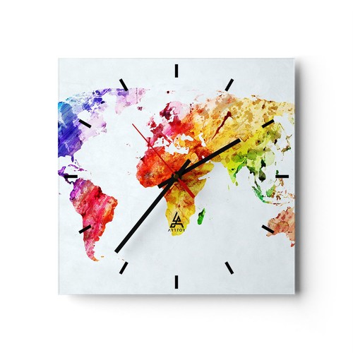Horloge murale verre - murale,