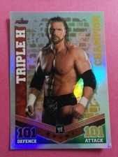 Triple H Champion Foil Cartes Catch Slam Attax Mayhem 2010 Topps