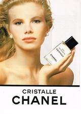PUBLICITE ADVERTISING 074  1989  CHANEL   CRISTALLE eau de toilette