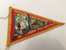 Fanion Pour Déco Vélo Ancien Années 1960 1970 Déco Garage Jura Franche-Comté