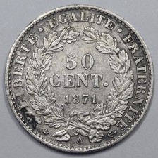 RARE Monnaie Argent, 50