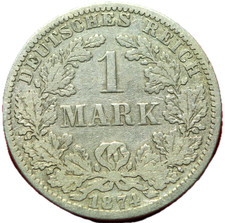 #16754 - Allemagne 1 mark 1874