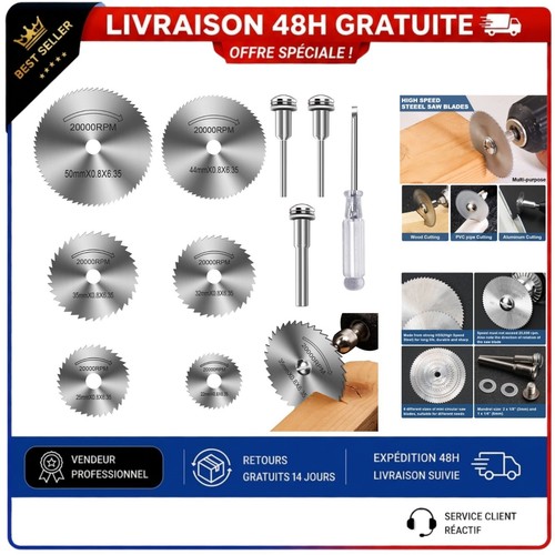 Disques coupe hss - de, pour