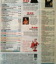 Télé K7 du 24/12/1994; Pierre Lescure/ Vanessa Demouy/R. Stevenin + 35 Jaquettes