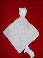 Doudou Plat Obaibi Chat Tissus