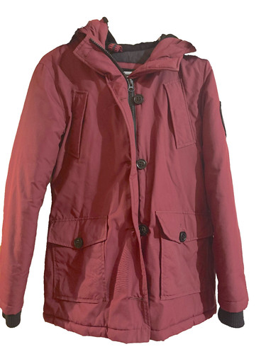 Superdry parka rouge bordeaux - superdry,
