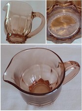 PICHET VINTAGE ROSALINE/ROSE POUDRÉ DE LUMINARC MADE IN FRANCE DES ANNÉES 50 TBE