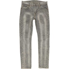 Levi's 510  Homme Gris Skinny Slim Stretch Jeans W30 L31 (80521)