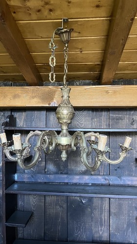Lustre feux bronze - bronze, doré