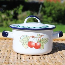 Mini-cocotte en tôle émaillée Villeroy & Boch collection French Garden