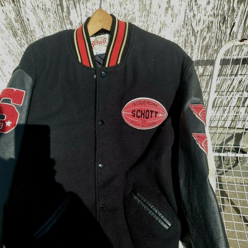 Schott nyc black vintaged - nyc,