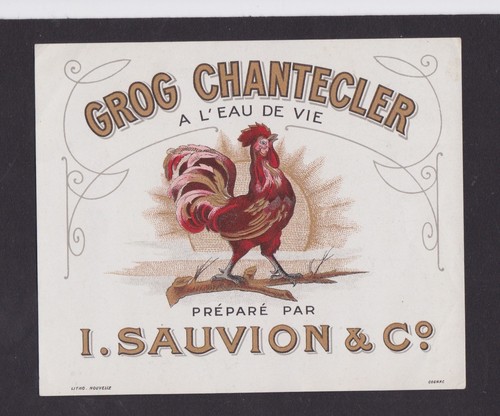Ancienne étiquette alcool - ancienne,