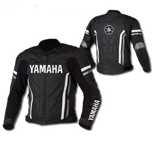 Yamaha veste cuir motard - en, de