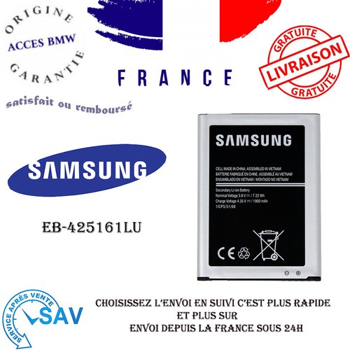 Batterie pour original samsung