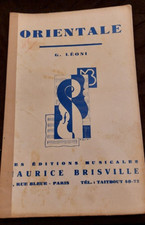 Partition Orientale G Léoni