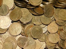 LOT de piece 1.8KG MONNAIE FRANCS 5-10-20 centimes MARIANNE Lagriffoul-Dieudonné