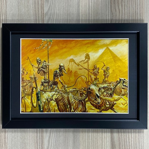 Tomb kings encadré art - tomb,