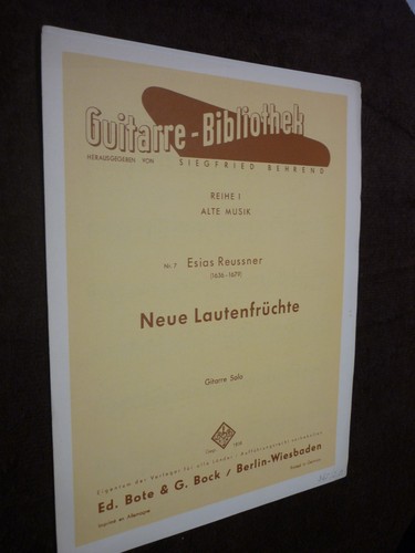 Partitions guitare reussner - partitions,