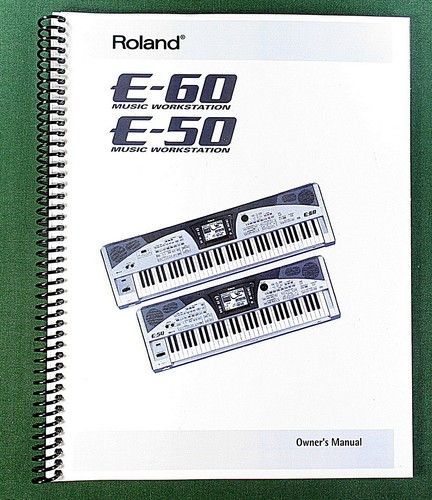 Roland 60 owner s - e-60, owner's