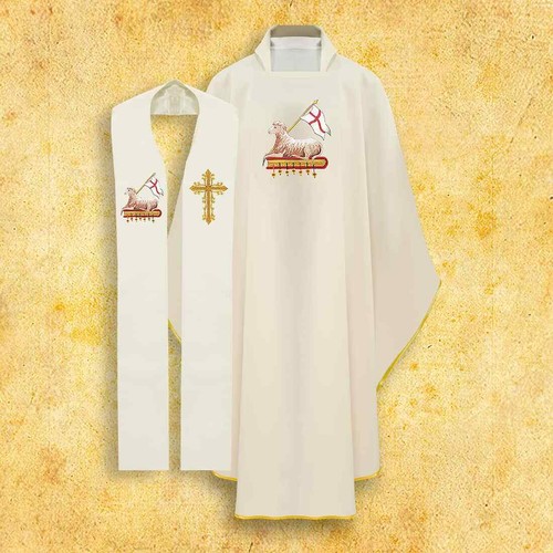 Ensemble chasuble étole - et,