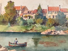 Très belle aquarelle Toulouse