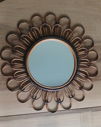 Miroir rotin sunburst - miroir,