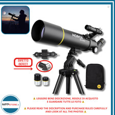 Télescope Réfracteur 80Mm 500Mm Avec PRISME DÉFECTUEUX - Trépied Et Sac À Dos