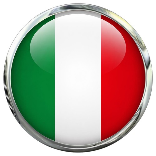 Sticker drapeau italie rond - italie,