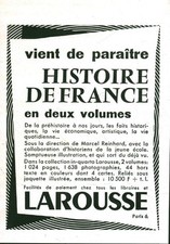 Publicité ancienne histoire