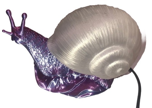 Lampe escargot led - lampe,