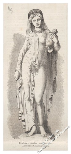 Pandore marbre pradier - pandore,