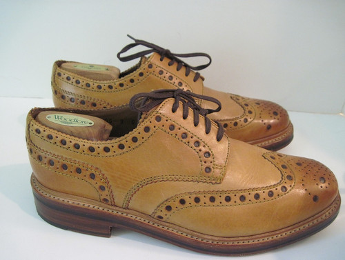 Grenson archie brogue cognac - grenson,