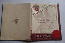 Château SAINT GEORGES Grand premier cru MONTAGNE-St EMILION  , PETRUS  DESBOIS 