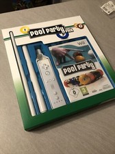 NEUF NEW pool party + queue de billard nintendo WII