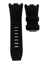 Bracelet en caoutchouc noir