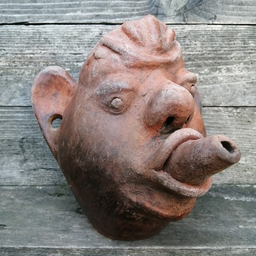 Ancienne gourde terre cuite - ancienne,