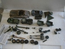 LOT MAQUETTE VEHICULE DETRUIT EPAVES POUR DIORAMA COMBAT WW2 ITALERI 1/35