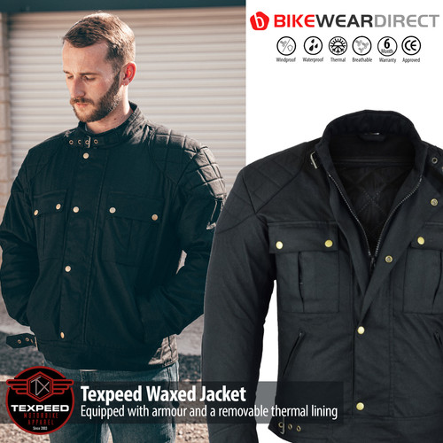 Veste moto imperméable en - veste, de