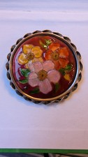 Broche ancienne émaux - ancienne,