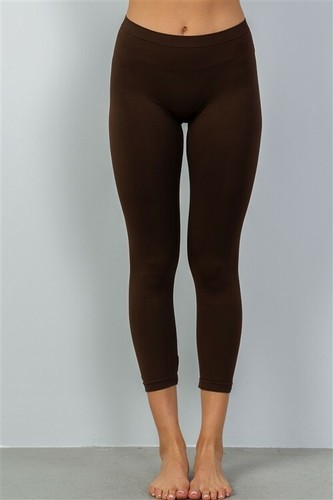 Solid brown elasticized - brown,