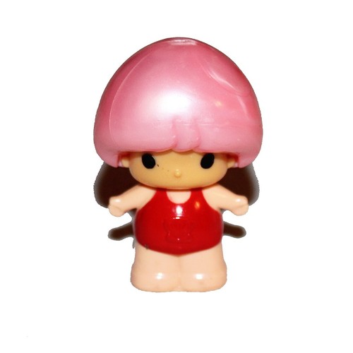 Figurine cheveux roses la - cheveux, de
