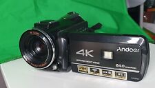 Caméscope numérique 4k 24Mp, wifi app android, Ios vision nocturne