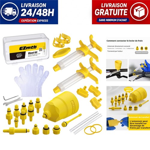 Kit purge freins hydrauliques
