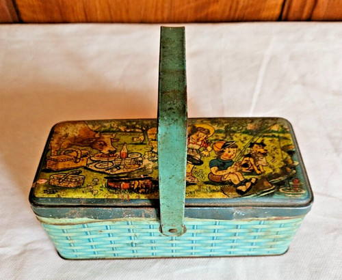 Ancien panier gouter tole - gouter, en