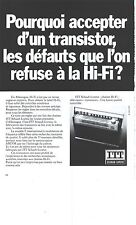 PUBLICITE  1972  ITT SCHAUB - LORENZ transistor