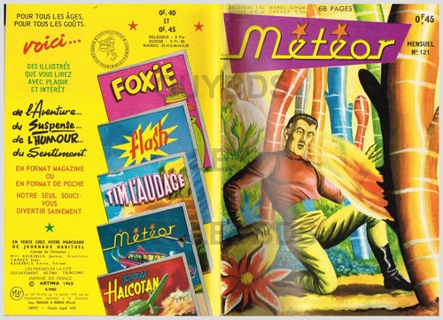 Meteor numero 121 artima 1963 - meteor,
