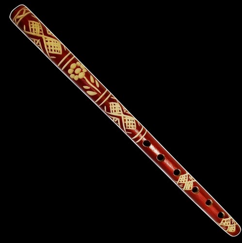 Flûte indienne décorative