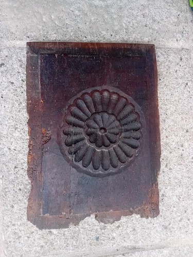 Ancien panneau bois - panneau,